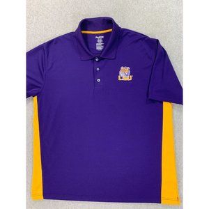 LSU Tigers Pro Edge Short Sleeve Campus Polo Shirt‎ (Men's XL) Purple